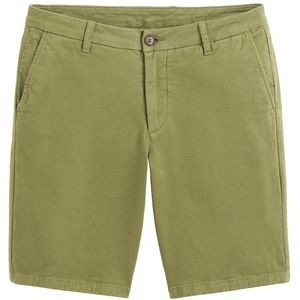 Chino bermuda in bio katoen LA REDOUTE COLLECTIONS. Katoen materiaal. Maten 42 FR - 46 EU. Groen kleur