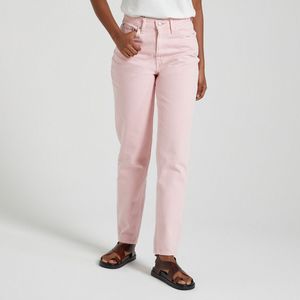 Mom jeans 80's LEVI'S. Denim materiaal. Maten Maat 28 (US) - Lengte 28. Roze kleur