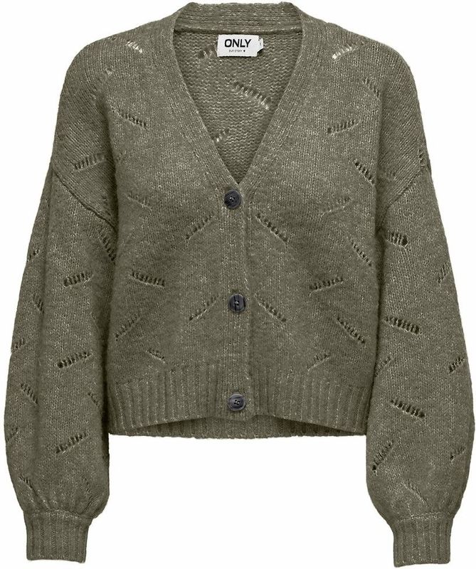 Onlaya - Vest - V-Hals - Lange Mouwen - Regular Fit