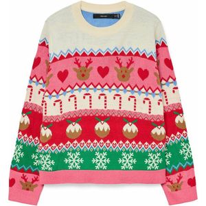 Kerstmis trui VERO MODA. Acryl materiaal. Maten M. Rood kleur