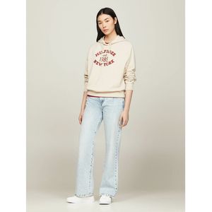TOMMY HILFIGER - Hoodie - Beige - Katoen