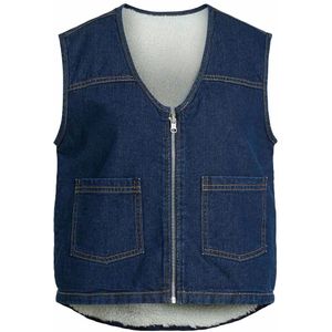 VILA - Mouwloos Vest - Ruw Blauw - Denim