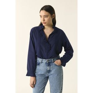 ETHE DES PETITS HAUTS - Blouse - Marineblauw - Viscose