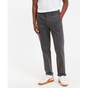 FRANÇOIS LA REDOUTE COLLECTIONS - Chino Broek - Antraciet Grijs - Katoen