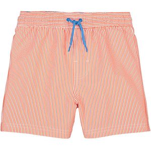 Gestreepte zwemshort LA REDOUTE COLLECTIONS.  materiaal. Maten 12 jaar - 150 cm. Oranje kleur