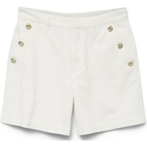 VERO MODA - Jeansshort - Wit - Katoen