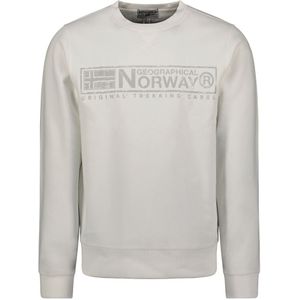 Geographical Norway - Gantoine - Sweater - Wit - Katoen