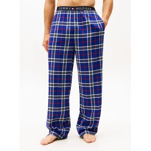 Tommy Hilfiger - Um0um03589 - Pyjamabroek - Blauw - Flanellen