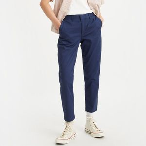 Rechte chino broek LEVI'S. Katoen materiaal. Maten Maat 28 US - Lengte 29. Blauw kleur