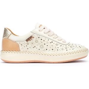 Sneakers in leer met ajour Mesina PIKOLINOS. Leer materiaal. Maten 41. Wit kleur