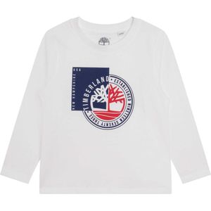 T-shirt met lange mouwen, in katoen TIMBERLAND. Katoen materiaal. Maten 14 jaar - 162 cm. Wit kleur
