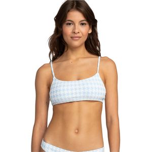 ROXY - Check It - Bralette Bikini-BH - Pied de Poule - Zachte Jacquardstof