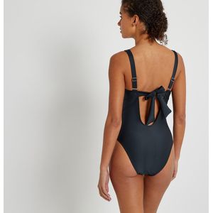 LA REDOUTE COLLECTIONS - Post-operatief Badpak - Zwart - Getextureerd Tricot