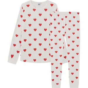 2-delige pyjama met lange mouwen PETIT BATEAU. Katoen materiaal. Maten 8 jaar - 126 cm. Violet kleur