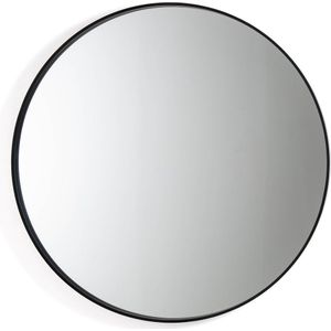 Zwarte ronde spiegel Ø120 cm, Alaria LA REDOUTE INTERIEURS. Medium (mdf) materiaal. Maten één maat. Zwart kleur