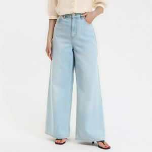 LA REDOUTE COLLECTIONS - Jeans - Blauw - Denim - Extra Breed, Hoge Taille