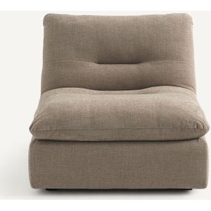 Modulaire bank van toile chinée, Giuliano AM.PM. Mêleestof materiaal. Maten 1-zit. Groen kleur