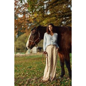 LA PETITE ETOILE - Polia - Broek - Roze - Viscose - Wijde Pijpen