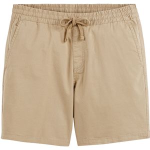 Short met elastische tailleband VANS. Katoen materiaal. Maten L. Kastanje kleur