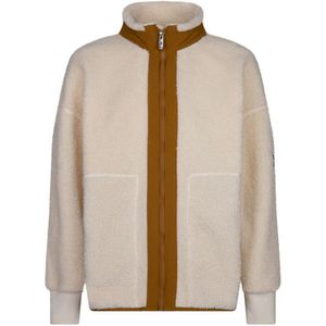 Dik vest met schapenvacht effect CONVERSE. Polyester materiaal. Maten 10/12 jaar - 138/150 cm. Wit kleur