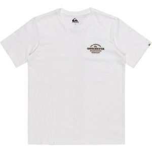 T-shirt met korte mouwen QUIKSILVER. Katoen materiaal. Maten 8 jaar - 126 cm. Wit kleur