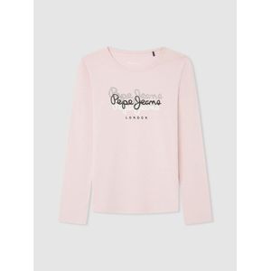 T-shirt met lange mouwen PEPE JEANS. Katoen materiaal. Maten 16 jaar - 162 cm. Roze kleur