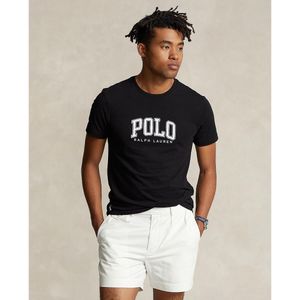 Recht T-shirt met logo POLO RALPH LAUREN. Katoen materiaal. Maten XXL. Zwart kleur