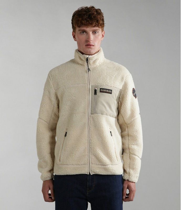 Napapijri Yupik 3 Sweatshirt - Fleece - 100% Polyester - Volledige Ritssluiting