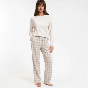 Pyjama van flanel LA REDOUTE COLLECTIONS. Flanel materiaal. Maten S. Andere kleur