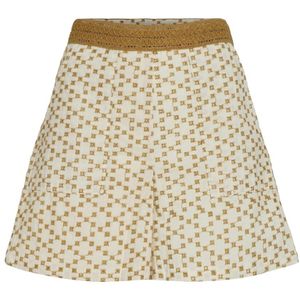 Vila - Korte Broek - Birch/Wood Thrush - 100% Katoen