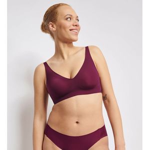 SLOGGI - Zero Feel 2.0 - BH zonder Beugels - Rood - Polyamide