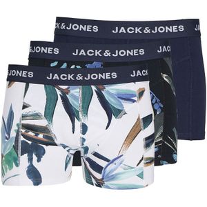 Set van 3 boxershorts JACK & JONES. Katoen materiaal. Maten XL. Blauw kleur