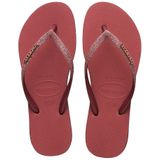 Teenslippers Slim Sparkle II HAVAIANAS. Rubber materiaal. Maten 35/36. Roze kleur