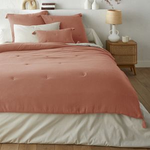 Kumla - Gematelasseerd Dekbed - Sienna Aarde - 100% Katoen, Tetra