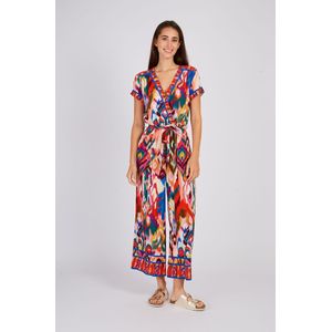 Derhy - YANNETTE - Lange Jumpsuit - Kastanje Kleur - Viscose Materiaal