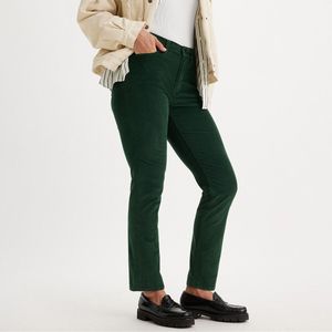 Jeans 724™ High Rise Straight LEVI'S. Denim materiaal. Maten Maat 28 (US) - Lengte 34. Groen kleur