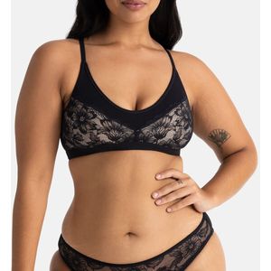 Dorina - Jazlyn - Bustier - Zwart - Met Binnencups - Zonder Beugels