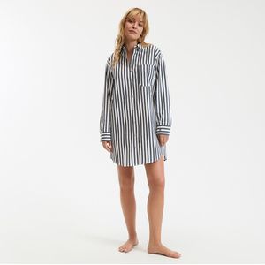 La Redoute Collections - Signature Carola - Nachthemd - Blauw - Katoen