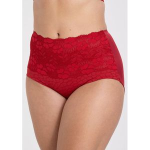 MISS MARY OF SWEDEN - Jacquard Lace - Slip - Rood - Polyamide