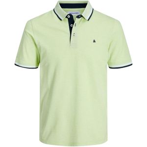 Polo met korte mouwen in piquétricot JACK & JONES. Katoen materiaal. Maten S. Groen kleur