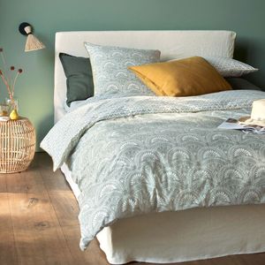 LA REDOUTE INTERIEURS - Jaipur - Dekbedovertrek - Groen - 100% Katoen