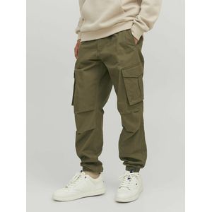 Cargo broek JACK & JONES. Katoen materiaal. Maten S. Groen kleur