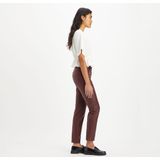 Jeans 724™ Coated Straight LEVI'S. Katoen materiaal. Maten Maat 31 (US) - Lengte 32. Kastanje kleur