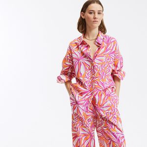 La Redoute Collections - Apolline - Oversized Overhemd - Oranje - Katoen