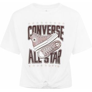 T-shirt met korte mouwen CONVERSE. Katoen materiaal. Maten 13/15 jaar - 153/159 cm. Wit kleur