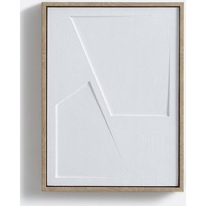 Taneo - Schilderij - Wit - MDF - 30 x 40 cm