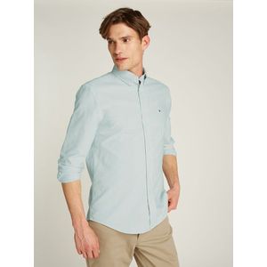 Tommy Hilfiger - Heritage Oxford Stripe - Overhemd - Nouveau Green / White - Regular Fit