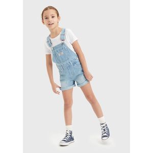 Korte jeanssalopette LEVI'S KIDS. Katoen materiaal. Maten 8 jaar - 126 cm. Blauw kleur