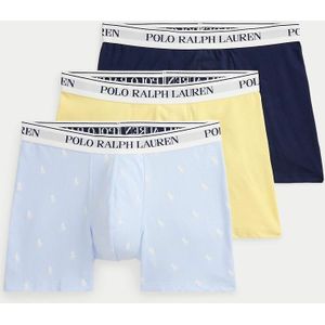 POLO RALPH LAUREN - Boxershorts - Blauw - Set van 3 - Katoen