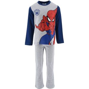 Pyjama Spider Man SPIDER-MAN. Katoen materiaal. Maten 10 jaar - 138 cm. Grijs kleur